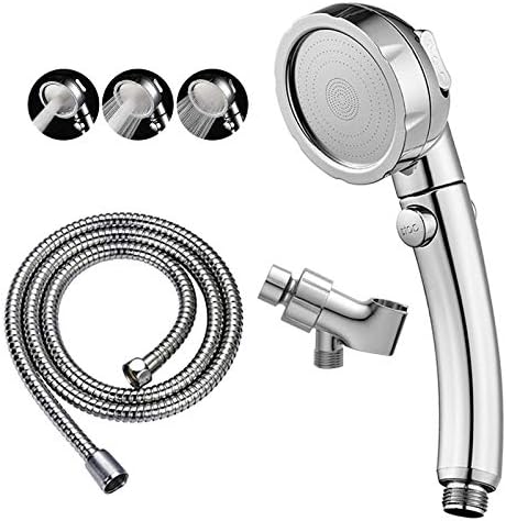 KAIYING Chrome High Pressure Detachable Shower Head with 3 Spray Modes