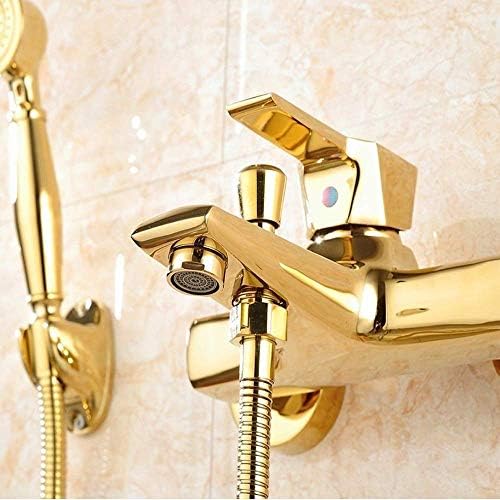 Beautiful wall-mounted shower head with temperature control