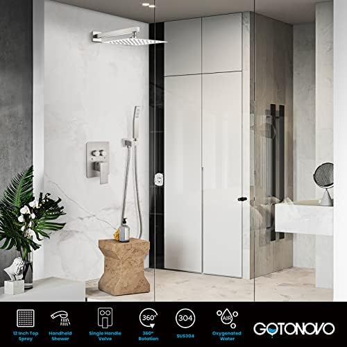 Gotonovo Push Button Rain Shower System