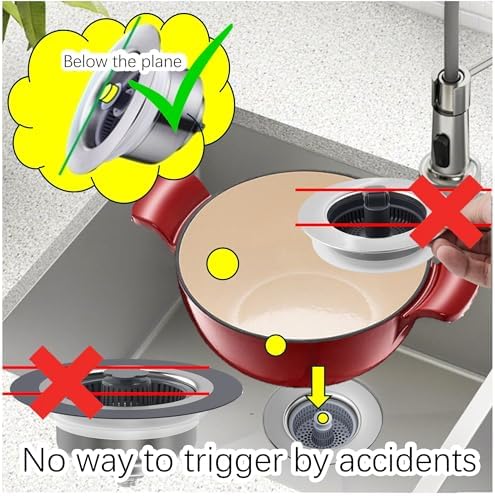 Effortless Kitchen Sink Overflow with QUALIALL 3-in-1 Strainer Stopper