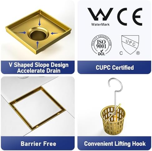 Square Shower Drain