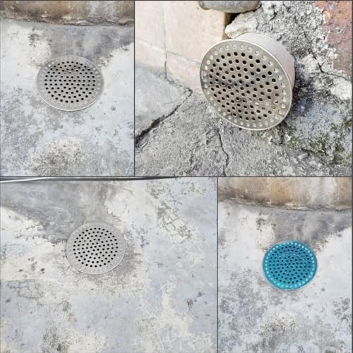 High-Quality 304 Stainless Steel Floor Drain Covers with Silver Caps