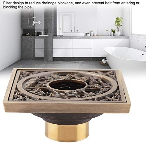 Antique Brass Shower Floor Drain