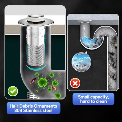 Bathroom Sink Drain Hair Catcher