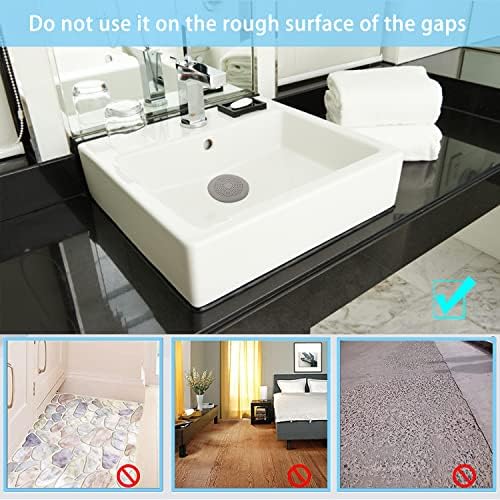 QiyuanLS 4-Pack Silicone Drain Hair Catchers for Kitchen Bath Use