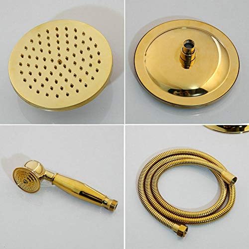 Golden-plated bathtub faucet