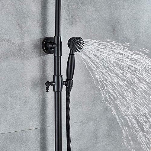 Ends With Rainfall Shower Head Set Brass Construction Durable Shower Kit