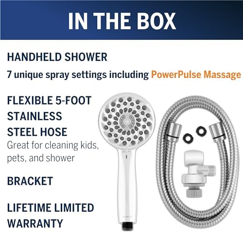 Waterpik 7-Mode Massaging Shower Head
