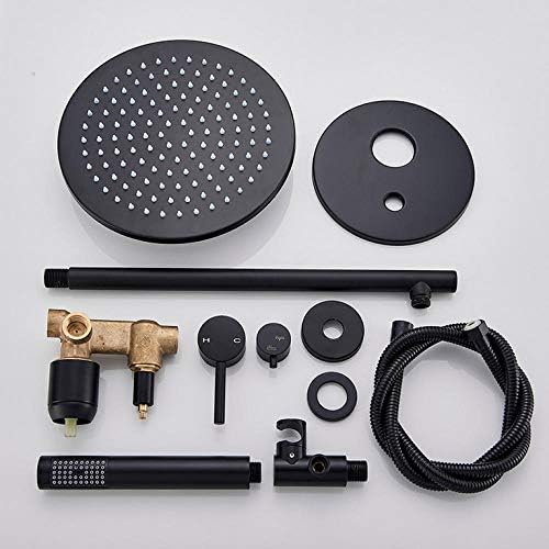 Gougeltd 16-inch Brass Wall Shower Set Rain-Soft Durable Design