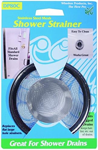 Premium Stainless Steel Shower Mesh Strainer for bathtub and shower use