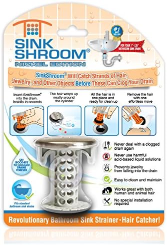 SinkShroom drain saver Nickel Edition