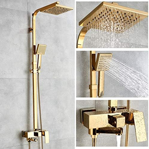 Gold Brass Bathtub Faucet