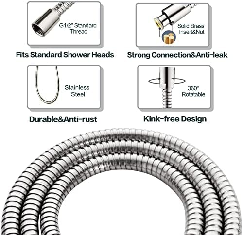 Durable Dual Shower Head Combo
