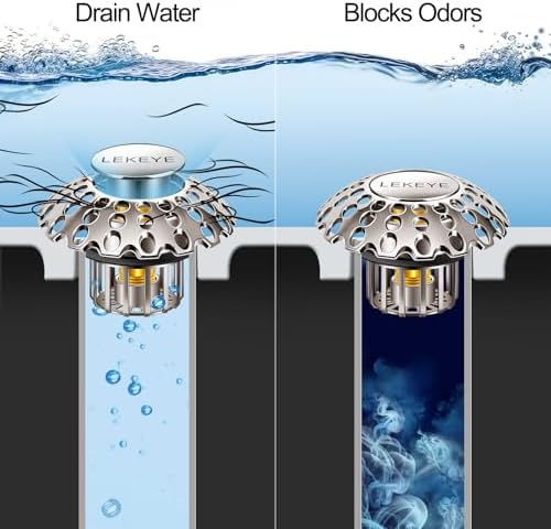 Premium bathtub drain stopper with hair catchers
