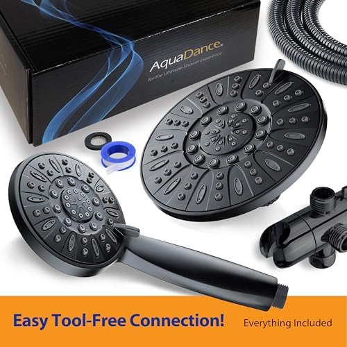 AquaDance 7 3-Way Premium Rain shower combo