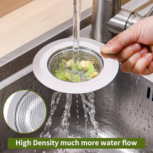 Stainless Steel Sink Drainer 2-Piece Kitchen Clog Fighter