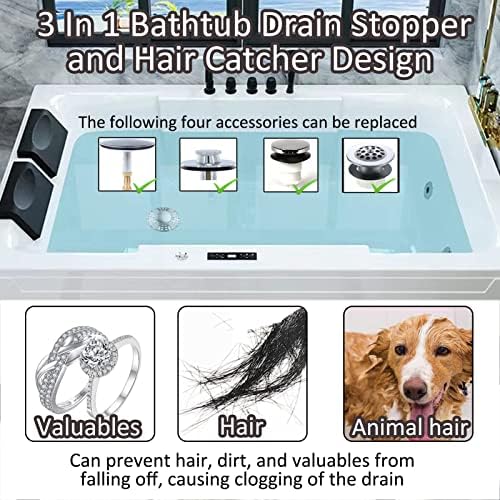 Tub Stopper Drain Plug for Blocked Drains