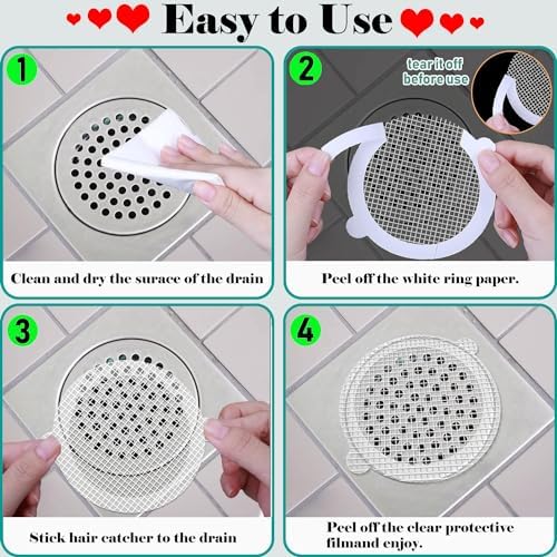 Effortless Hair Catcher for Shower Drains