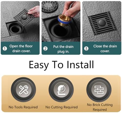 Odor-Proof Floor Drain Stopper