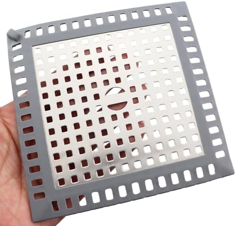 Silver Stainless Steel 123mm Bathroom Drain Filter