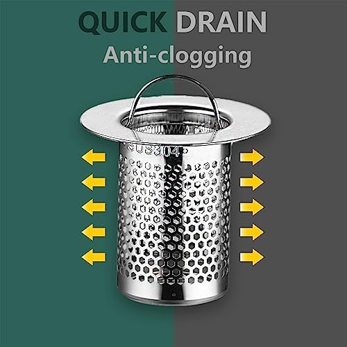 Sturdy Effortless Shower Drain Strainer Silver