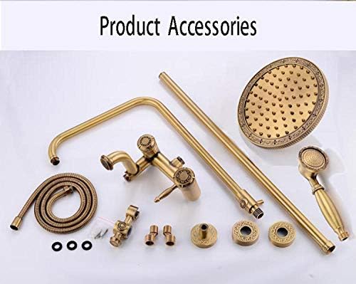 Bathroom Faucet Set with Brass Handles