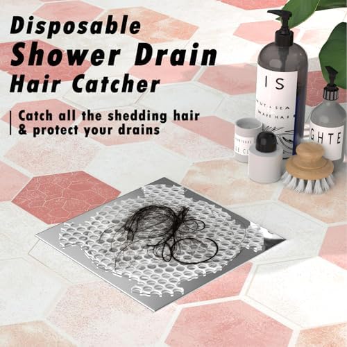 INVIHUG 25PackDisposable Drain Hair Catcher