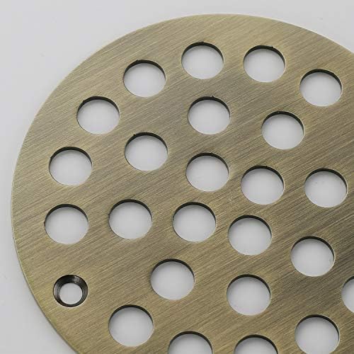 Vouruna 4 Shower Strainer Cover with 4-Inch Screw-in Drain