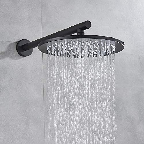 Huin Brass Black Thermostatic Shower Set