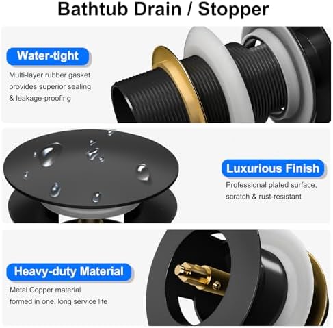 Pop-Up Drain Lock-Stock Two-Mates