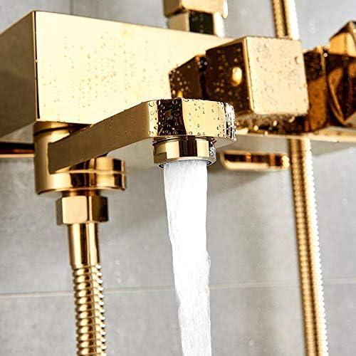 Gold Brass Bathtub Faucet