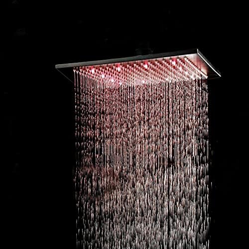 Huin LED Wall-Mounted Shower Faucet Set