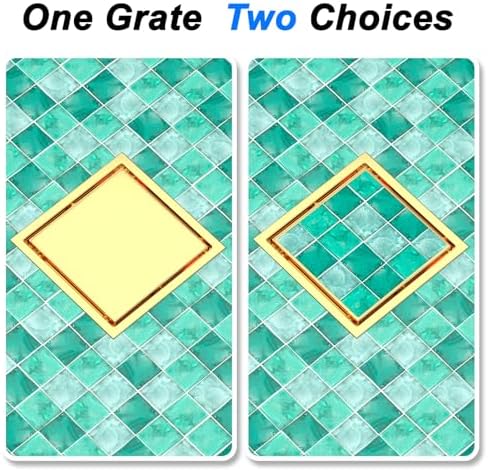 Sturdy 6 Square Shower Drain