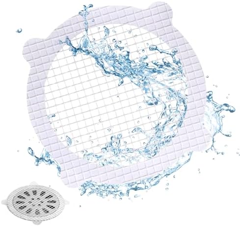 Disposable Shower Drain Hair Catcher Set 50PCS Easy Clog Prevention for Bathroom