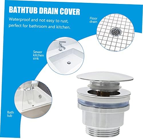 All Copper Bathtub Drain Stopper Foot Activated Sink Plug