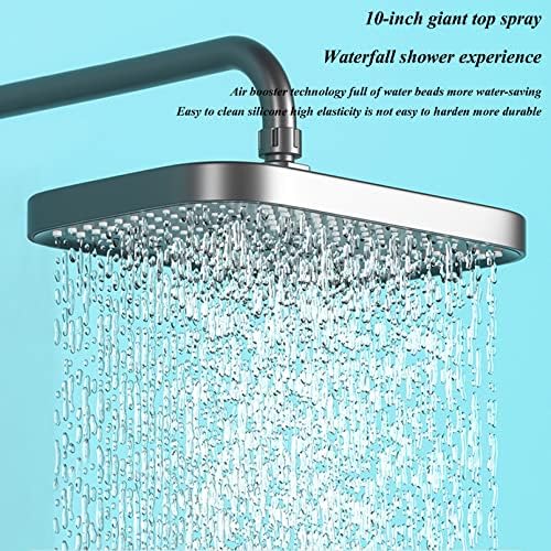 Luxury Push-Button Shower Head Combo Set