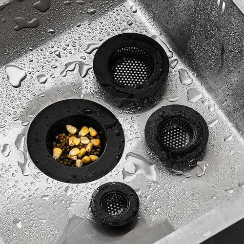 4PCS Stainless Steel Bathroom Sink Drain Stoppers White 21in-45in