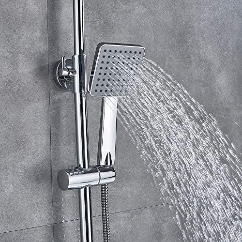 IN-Wall 8-Inch Rainfall Chrome Faucet