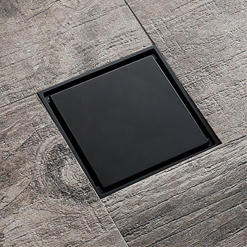 Solid Brass Non-Clog BlackPlated Drain for Bathrooms