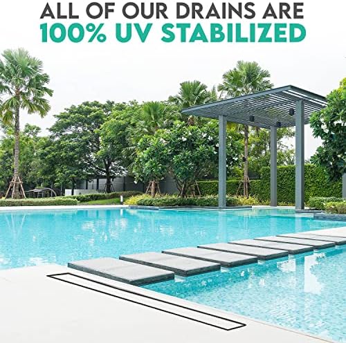 Lauxes Drains Linear Shower Drain 84 Inch Rustproof