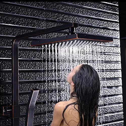 Rain Shower Set Durable rainhead Single-hand Faucet Oil rubber bronze