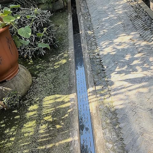 Heavy Duty 304 Stainless Steel Trench Drain with End Caps