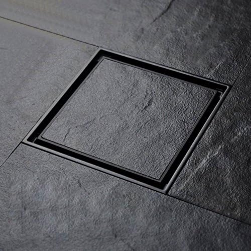 Solid Brass Non-Clog BlackPlated Drain for Bathrooms